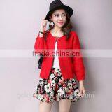 Wholesale New Fashion Knitted Cardigan Tops Candy Color Ladies Cardigan Sweater Women Cardigan thumbnail-1