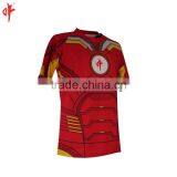 Fully Sublimation Iron Man Design Rugby Shirt , Custom Design Rugby Jersey thumbnail-2