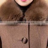 Women Windbreaker,womens Waterproof Windbreaker Fur Collar Jacket thumbnail-2