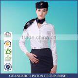 White Shirt And Black Skirts For Eastern Airlines Flight Attendant Uniforms thumbnail-1
