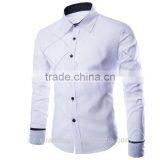 SZXX Custom Manufacture Luxury Long Sleeve Mens Casual Shirts thumbnail-3