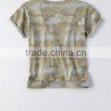 MGOO Wholesale Slim Fit Raw Cut Hems Camo T Shirts Full Digital Print Cutout T Shirt For Women thumbnail-5