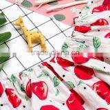 Stylish 2 Pieces Girl Outfit Cherry Pattern Sleeveless Singlet And Shorts Clothes thumbnail-3