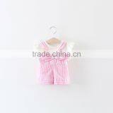 Korean Style Baby Soft Cotton Shirt Matching Suspender Short Pants Little Girl Children's Clothing thumbnail-6