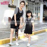 2017 New Style t Shirt + Dress Parent-child Clothing Mother and Daughter Matching Dress thumbnail-1