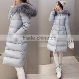 2016 New Fashion OEM Outdoor Long Fur Collar Woman Down Jacket thumbnail-2
