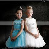 2016 New Girl Wedding Dress Formal Dress For Flower Girl Top Grade Kids Clothes GD90427-3 thumbnail-3