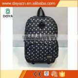 2017 Hot Sales Wholesales Custom Fashion Girls School Backpack With Dot Printing thumbnail-1