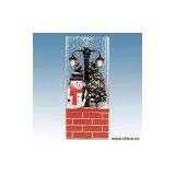 Sell Musical Snowing Christmas Scene With Snowman thumbnail-1