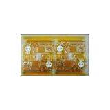 Yellow 2 Layer PCB Printed Circuit Boards, Custom CEM-3 FR-4 Card Board