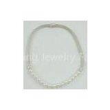 Rhinestone Casting Scarf Jewelry Beaded Pearl Necklace for Anniversary 18g thumbnail-1