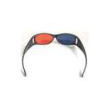 Customized Stainless Metal Red Blue 3D Glasses With 0.72mm TAC Polarized Lens for TV thumbnail-1