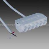 Fongkit 4pins-plug-in-rgb-led-strip Female Plug Splitter for Christmas Holiday Decoration Led Felixble Lights thumbnail-3