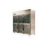 Commercial Six Small Clear Door Refrigerator For Supermarket , 1550L