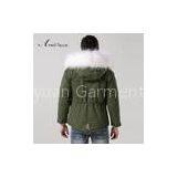 Pure Snow-white Faux Fur Male Mr Furs Short Style Coat thumbnail-2