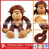 Factory Supply Plush Stuffed Soft Wild Animal Monkey Toy For Children thumbnail-2