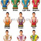 Kids African Dashiki Ethnic Cotton Shirts thumbnail-1