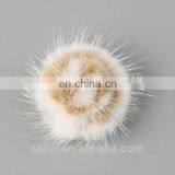Fluffy and Cute Factory Price Mink or Fox Fur Flowers thumbnail-2