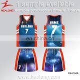Thermal Transfer Printing Designed And Made Basketball Jerseys thumbnail-1