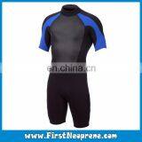 Customize 2/3MM Premium Neoprene CR Men Short Sleeve Underwater Shorty Diving Suit thumbnail-6