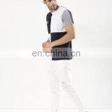 Fashion Men's Bulk White Plain Stand Neck T-shirt Shirt for Men Polo thumbnail-4
