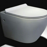 Wall mounted bathroom back to wall white high quality water closed nice rimless cistern hidden concealed toilet