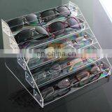 New Products 2016 Acrylic 5 Tiles Displaycase Sunglasses Rack thumbnail-3
