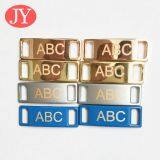 Jiayang 30*10mm Gold Color With Laser Logo Shoelace Dubrae Shoelace Charm thumbnail-3