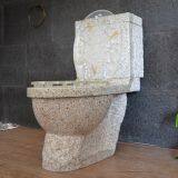 G682 Rusty Yellow Granite Bathroom Toilet Natural Stone Toilet