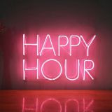 Home Beer Bar Pub Game Led Lights Light Happy Hour Silicone Tube Neon Light Sign