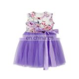 Baby girls dress designs perfect party children girl dress clothes sleeveless print little baby dress