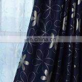 Custom Cheap Modern Simple Colorful Silver Stars Floral Full Shading Heat Proof Grommet Hooks Eyelet Blind Window Curtains thumbnail-3