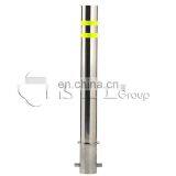 High Strength Mirror Polished Stainless Steel Roadway Safety Bollard Road Bollard thumbnail-4