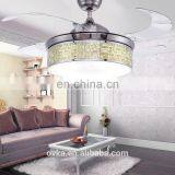 LED Ceiling Lamp Luxury Folding Fan Lights Illuminated Ceiling Fans Takeoff Stealth Ceiling Fan Lights Restaurant Chandelier thumbnail-2