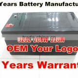 CE MSDS Manufacturer Wholesale Deep Cycle Lead Acid Battery 12V 300ah