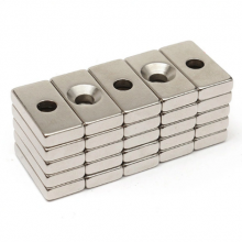 Strong Rectangle Neodymium Magnet With Screw Holes for Industry thumbnail-5