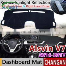 for Changan Alsvin V7 2014 2015 2016 2017 Anti-Slip Mat Dashboard Cover Pad Sunshade Dashmat Protect Carpet Car Accessories Rug thumbnail-1