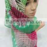 S901 Clearance Sale Dubai Voile 1m*1m Muslim Scarf Square Scarf thumbnail-1