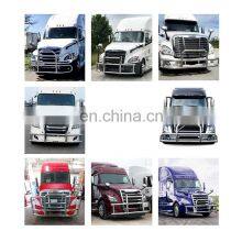 With Brackets 304 Stainless Steel America Semi Truck Bumper Deer Grille Guard for Freightliner Cascadia Volvo Vnl Kenworth T680 thumbnail-5