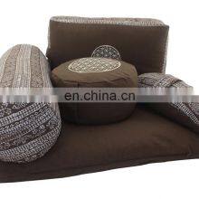 Private Label 100% Cotton Full Block Printed Meditation Cushion Set thumbnail-2