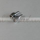 Chromed Copper Swivel Nut - 1/4" Flare x 1/4"Barb, Homebrew, Pump Fitting