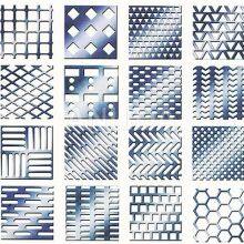 Перфорированная алюминиевая пластина       Перфорированная металлическая пластина      металлическая сетка из пластины thumbnail-3