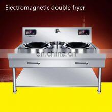 Commercial Induction Cooker High Power 15KW Double Burner Three-phase Electric Concave Surface Canteen Big Pot Fierce Stove Sing thumbnail-2