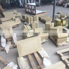 Beige Sand Stone Big Slab Sichuan Natural Xinfengrui Customized Size Honed Villa Wall Cladding Paving Sandstone thumbnail-2