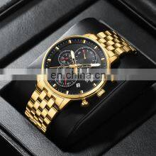 NIBOSI 2531 Montre Luxe Homme Three-Eye Six-Pin Chronometer Quartz Watch With Calendar thumbnail-5