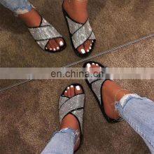 2021 Low Heel Designs Woman Sandals Shoes Summer Flat Fashion Women's Sandals thumbnail-2