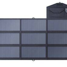 Solar Outdoor Charger Energy Storage Power Folding Dual USB Plus DC Output thumbnail-3