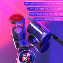 M21 Magnetic Mini Bass Wireless Portable Subwoofer Waterproof Sound Box Magnetic Bluetooth Speaker TWS Mini BT Speaker thumbnail-4