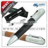 Leather Usb Ballpoint Pen With Logo Pen thumbnail-1