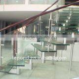 Clear Laminated baluster stair Glass and Stair tread